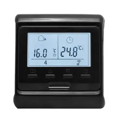 CI TH81 inbouw thermostaat Zwart
