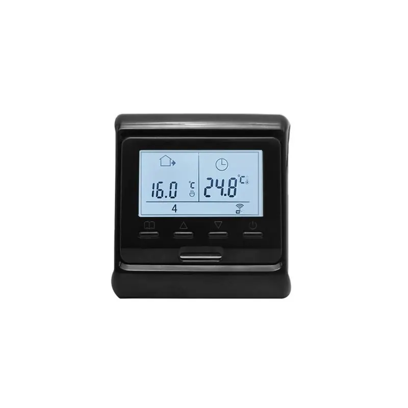 CI W TH82 inbouw thermostaat Zwart